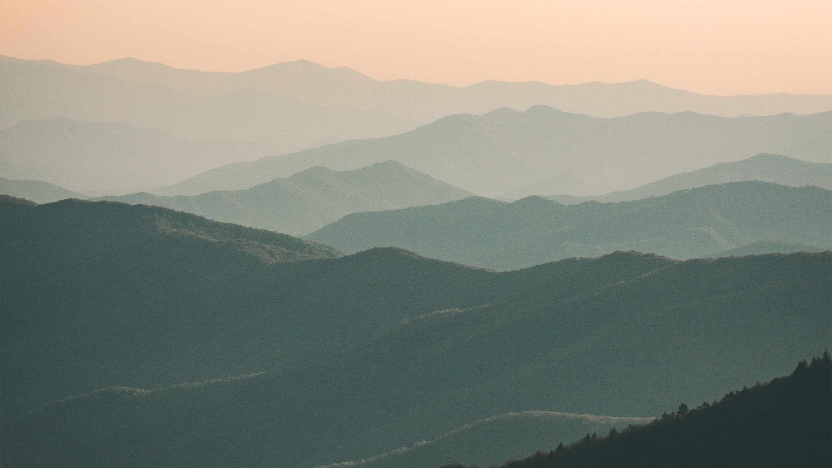 sunrise on mountains