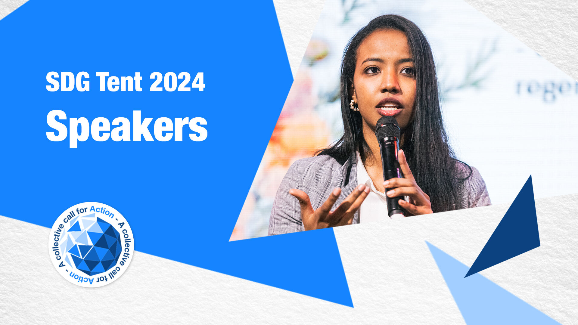 Discover the speakers of the SDG Tent 2024