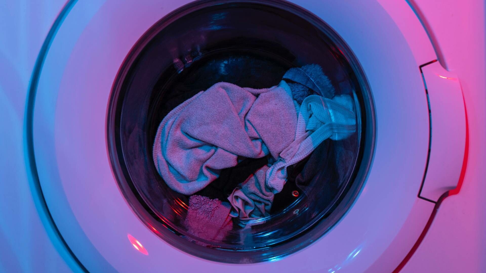 Colorful washing machine